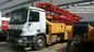 China 300 Kilowatt benutzte Betonpumpe-LKW angebrachte Betonpumpe mit Benz-LKW-Fahrgestellen exportateur