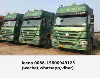 China Benutzter anhänger-Kopf-LKW Howo Diesel375/10 Geschäftemacher Traktor-Kopf im Jahre 2015 hergestellt distributeur