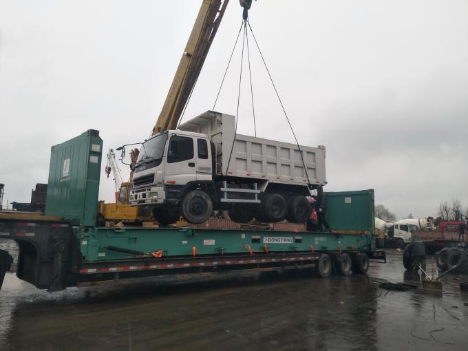 Rot 30 Tonnen Kippwagen-13000 Kilogramm-Fahrzeug-Gewichts-Schaltgetriebe